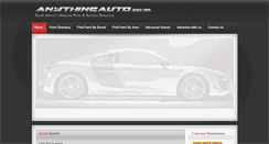 Desktop Screenshot of anythingauto.co.za